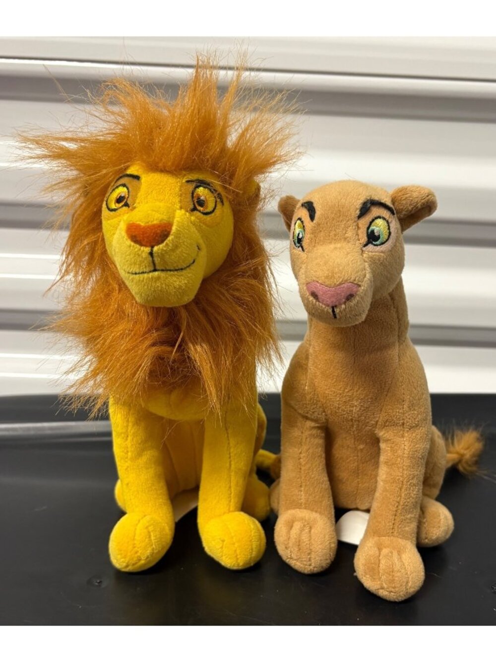 Disney The Lion King Simba & Nala Plush Toy Set 8" Stuffed Animals By Just Play